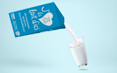 packaging brique j'aime le lait d'ici